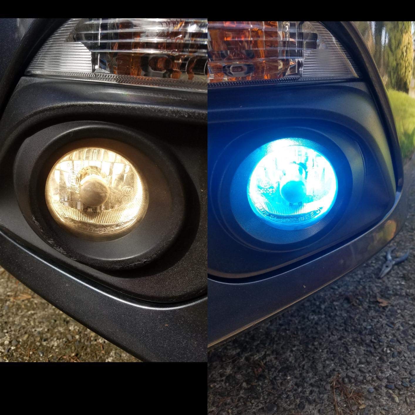 Alla Lighting Pg18.5D-3 Base 8000K Ice Blue 5200Lms 12278 Psx26W Led Fog Or Daytime Running Lights Bulbs H28W 12278C1 12V Drl Can Bus Error Free Xtreme Super Bright