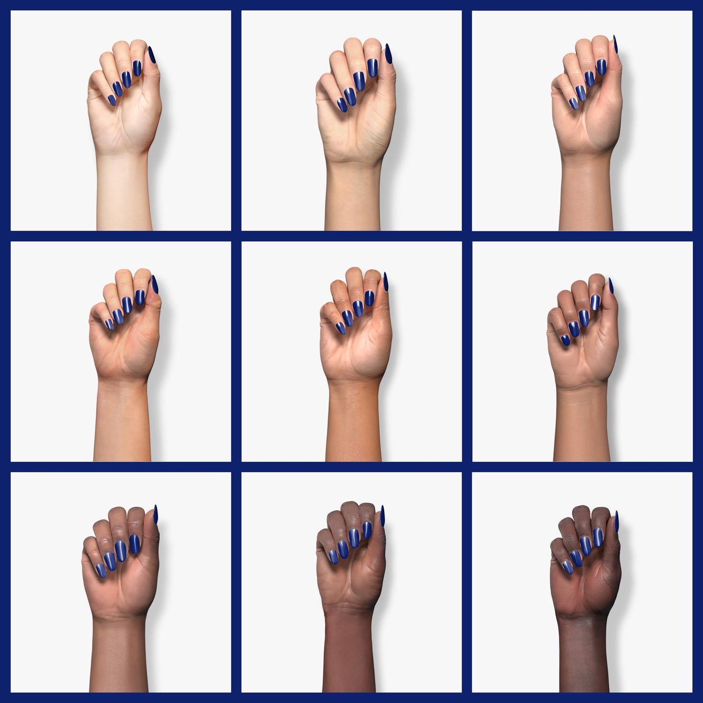 SNS Nail Dip Powder, Gelous Color Dipping Powder - Googly Eyes (Blue/Indigo, Cobalt), EE14 - Long-Lasting Acrylic Nail Color & P