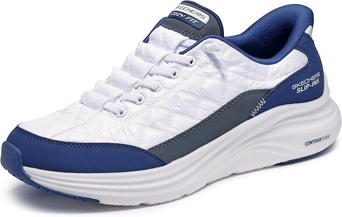 Skechers Men's Contour Foam Cozy Fit Hands Free Slip-in Shoes