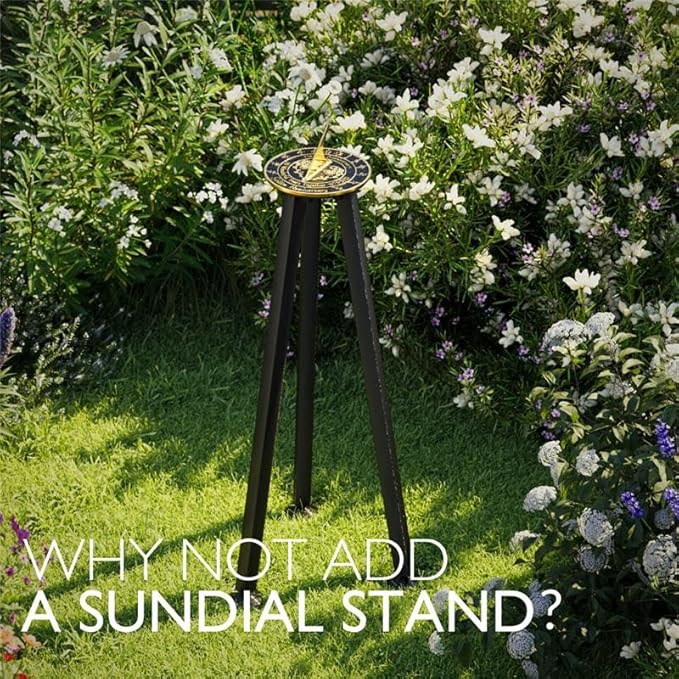 Anniversary Sundial Gift for 45th Sapphire Wedding Anniversary in 2024 - Recycled Metal Home Decor Or Garden Present Idea - Handmade in UK for Him, Her Parents Or Couples 45 Year Celebration