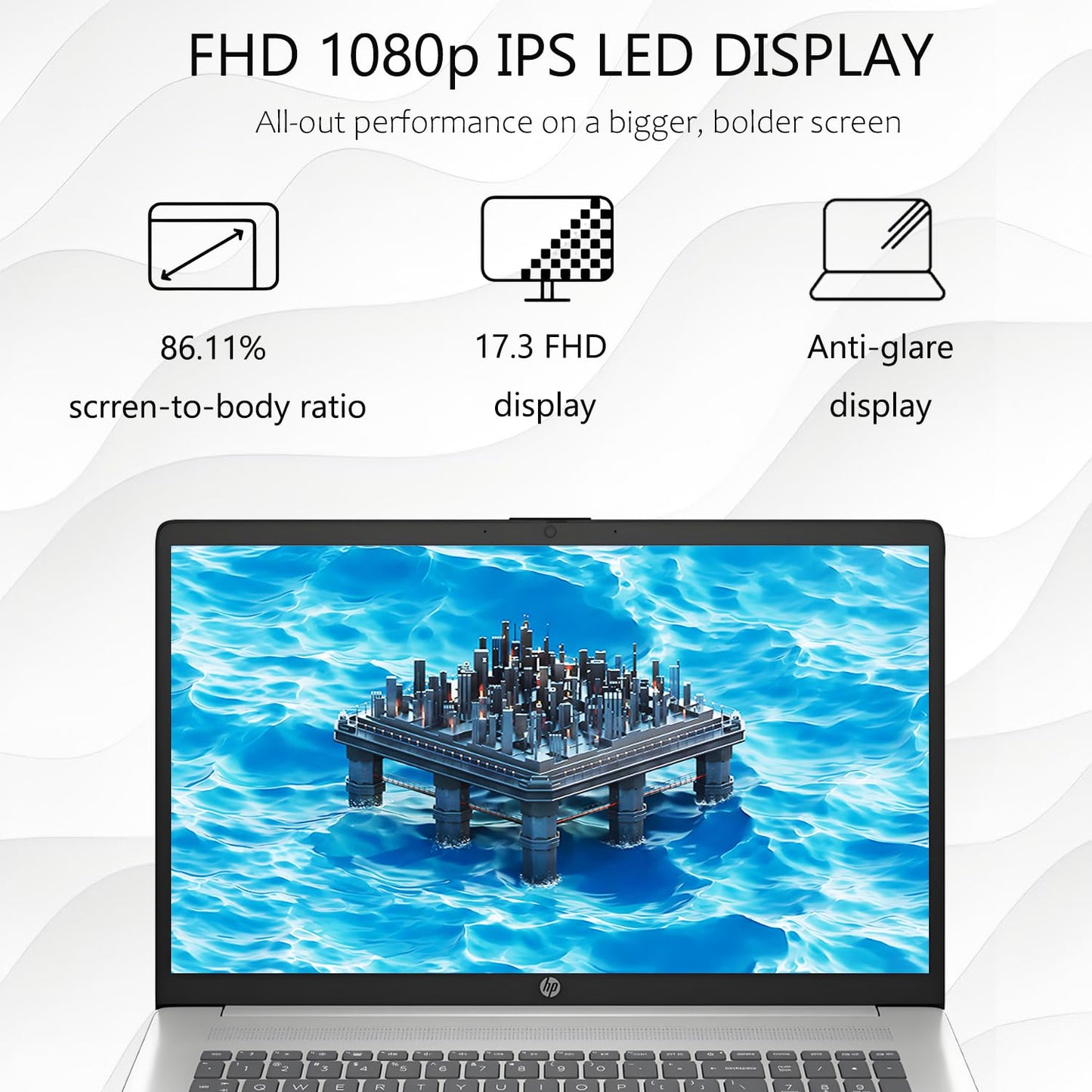 Hp 17 Business Laptop Computer, 64Gb Ram, 1.2Tb Storage (1Tb Pcie + 250Gb P500 Portable), 17.3 Fhd 1080P Ips Led Display, Amd Ry
