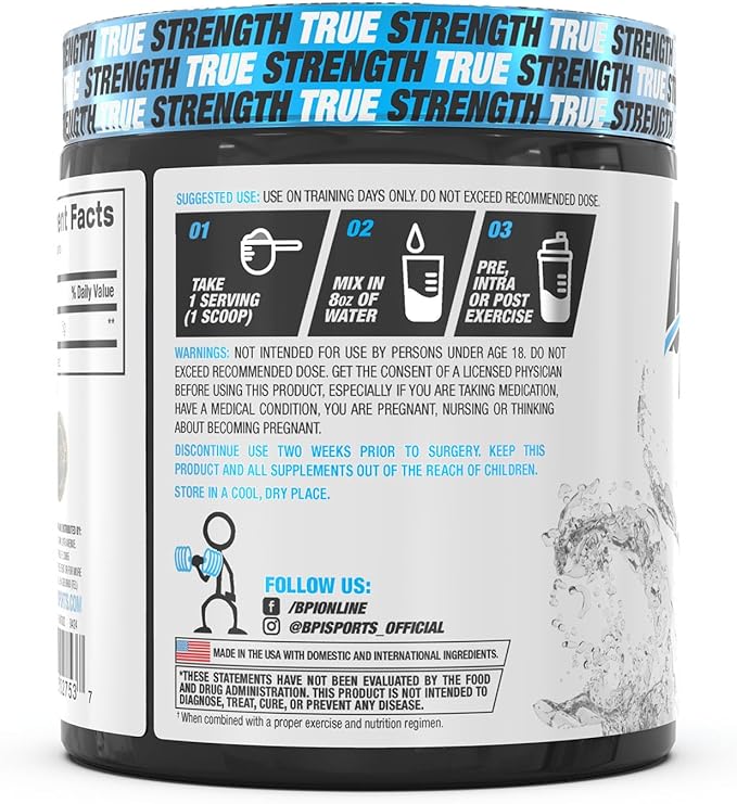 BPI Sports Micronized Creatine - Increase Strength - Reduce Fatigue - Lean Muscle Building - 100% Pure Creatine - Better Absorption - Supports Muscle Growth - Unflavored - 60 Servings - 10.58 Ounce