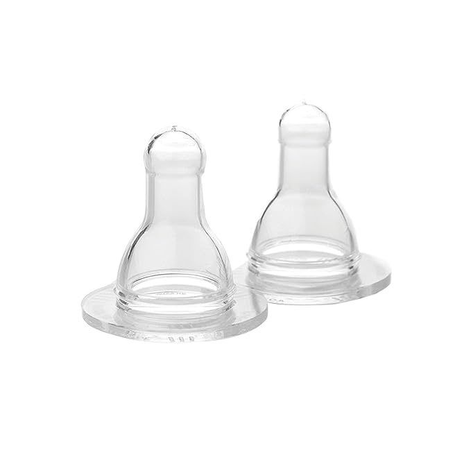 Lifefactory BPA-Free Stage 3 (6+ Months) Silicone Nipples 2-Pack