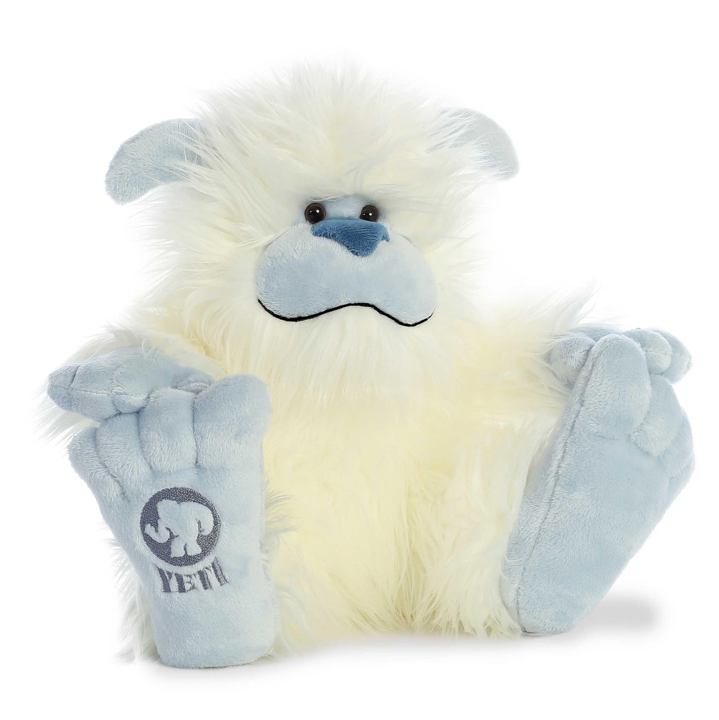 Aurora® Mysterious Fantasy Yeti Stuffed Animal - Mythical Companion - Imaginative Adventures - White 10 Inches