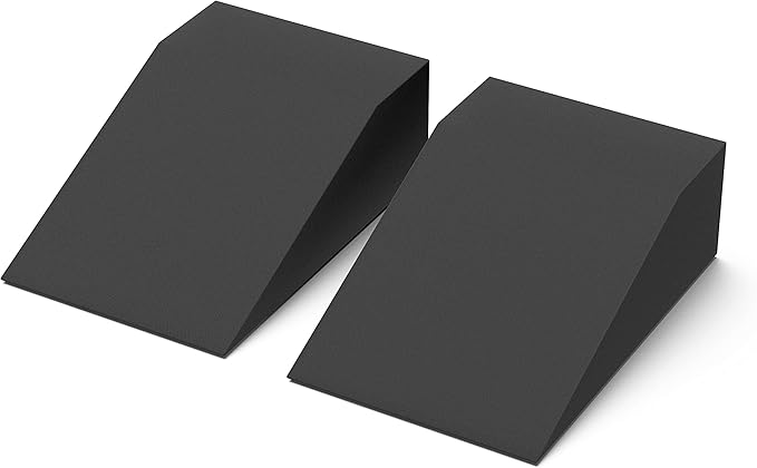 StrongTek Yoga Foam Wedge Blocks (Pair) Soft Wrist Wedge, Supportive Foot Exercise Accessories, For Balance, Strength, Str...