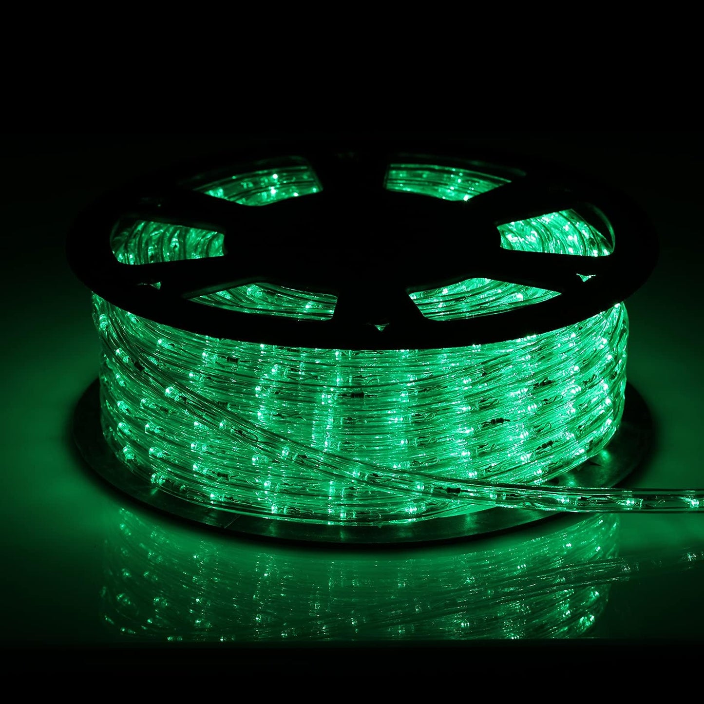 Buyagn Green Led Rope Lights  1080 Leds Waterproof Rope Lights  110V Cuttable Connectable Rope Lights Waterproof Decorative Lighting For Indoor/Outdoor  Patio  Halloween And Christmas Decorations