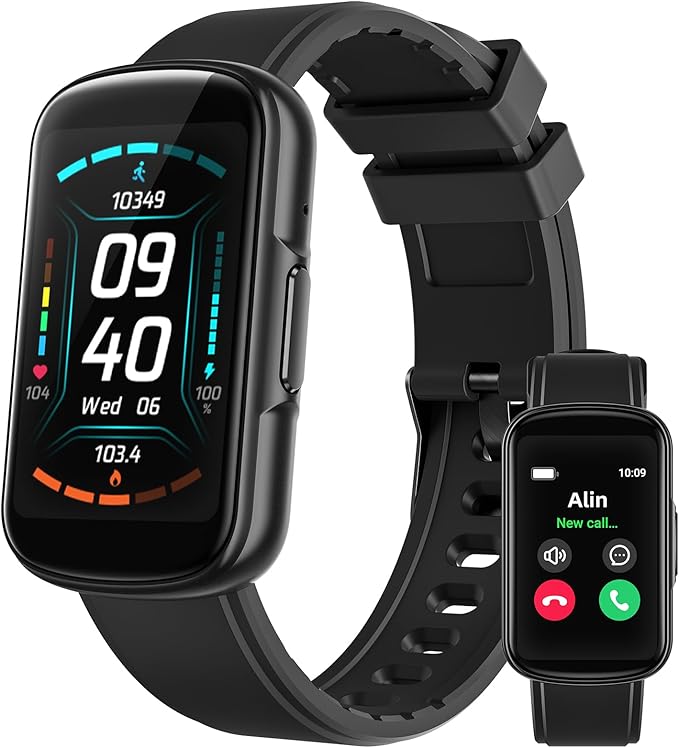 Parsonver Fitness Tracker with Step Counter/Calories/Stopwatch, Health Activity Tracker with Heart Rate Sleep Monitor, IP6...