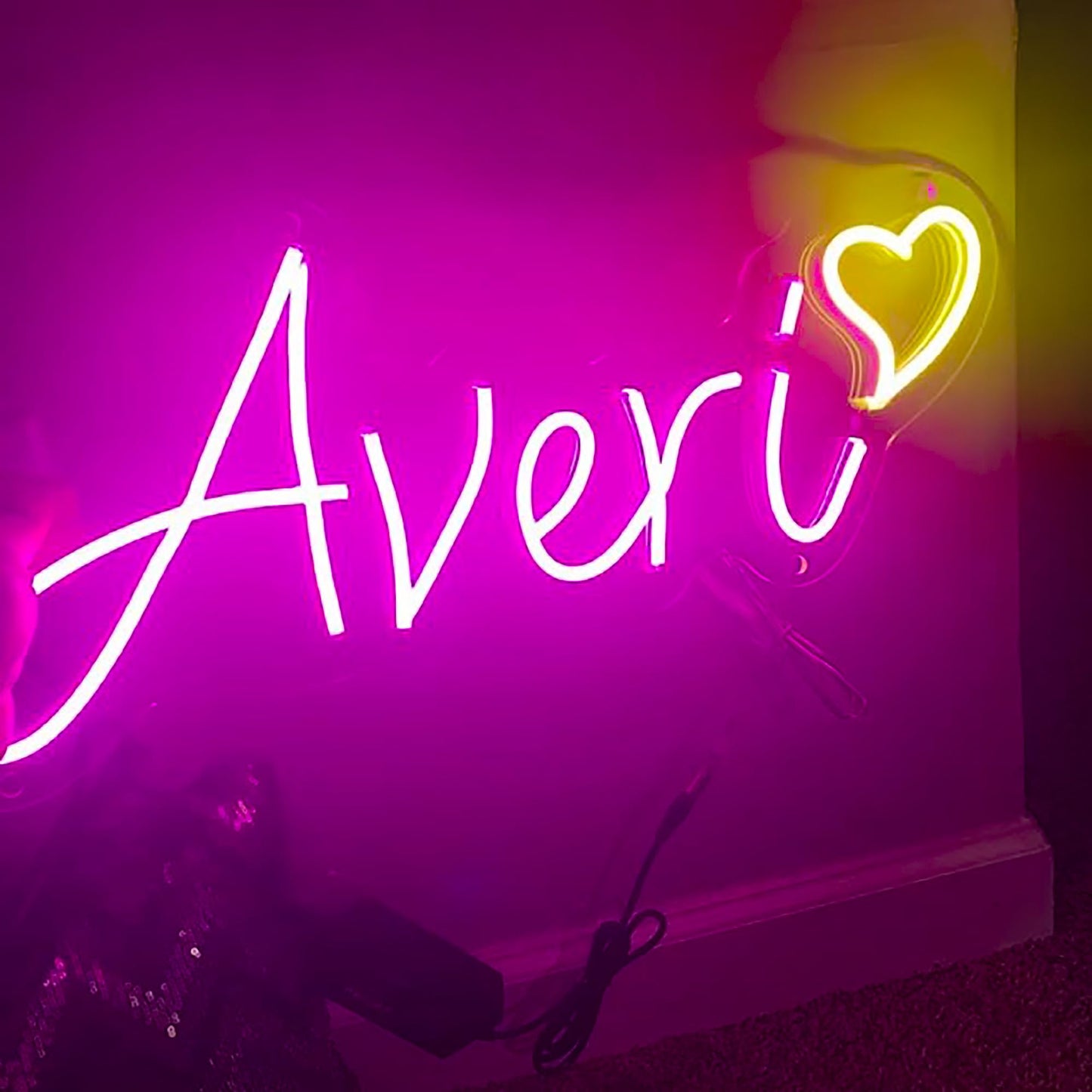 OPBYWE Custom Neon Signs, Neon Sign Customizable for Wall Decor, Custom Kids Name Sign,Personalized Neon Sign for Wedding Birthday Party Christmas Gifts