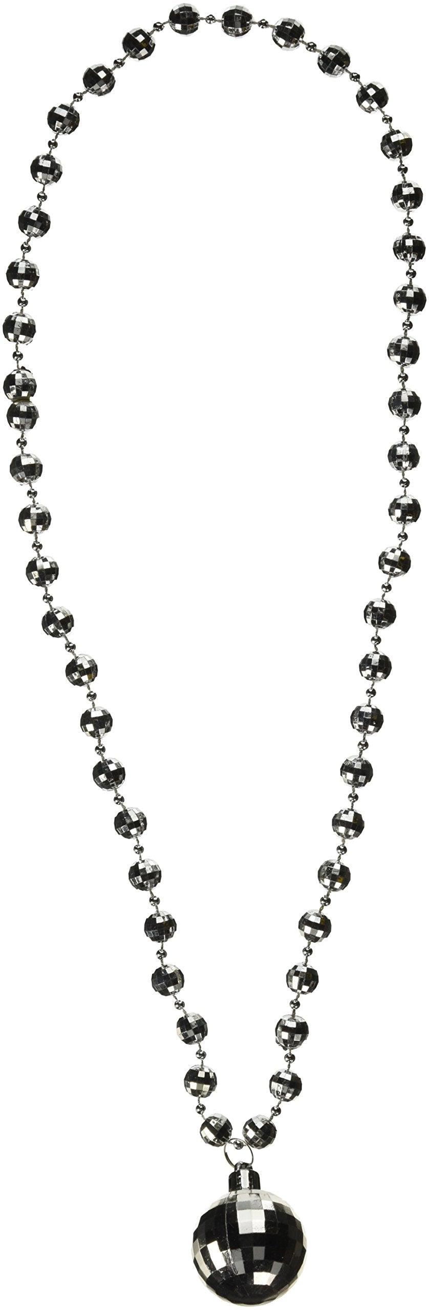 Beistle Disco Ball Beads with Medallion, Multicolor, One Size, Plastic, Model 50143
