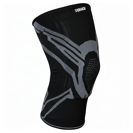 Tenace BJJ Knee Brace Grappling - Compression Knee Pad for Jiu Jitsu, MMA, Muay Thai, Wrestling, Judo - High Durability an...