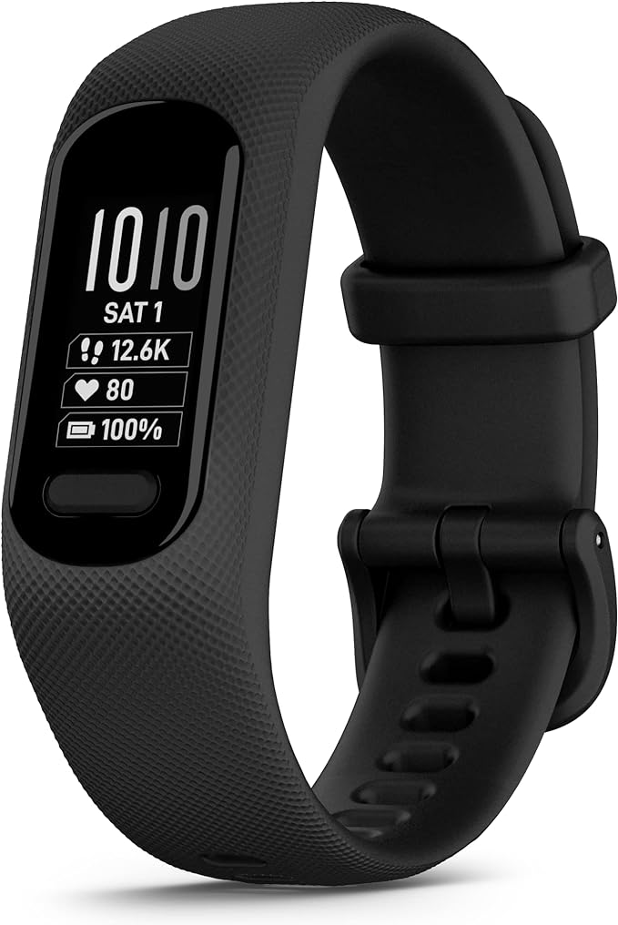 Garmin vívosmart® 5, Fitness Tracker, Long-Lasting Battery, Simple Design, Black