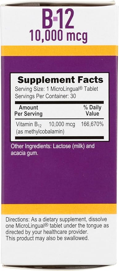 SUPERIOR SOURCE `Methyl B12 10;000Mcg`, 30 CT
