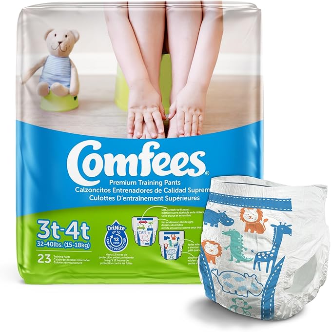Comfees Boy Training Pants - Size 3T-4T