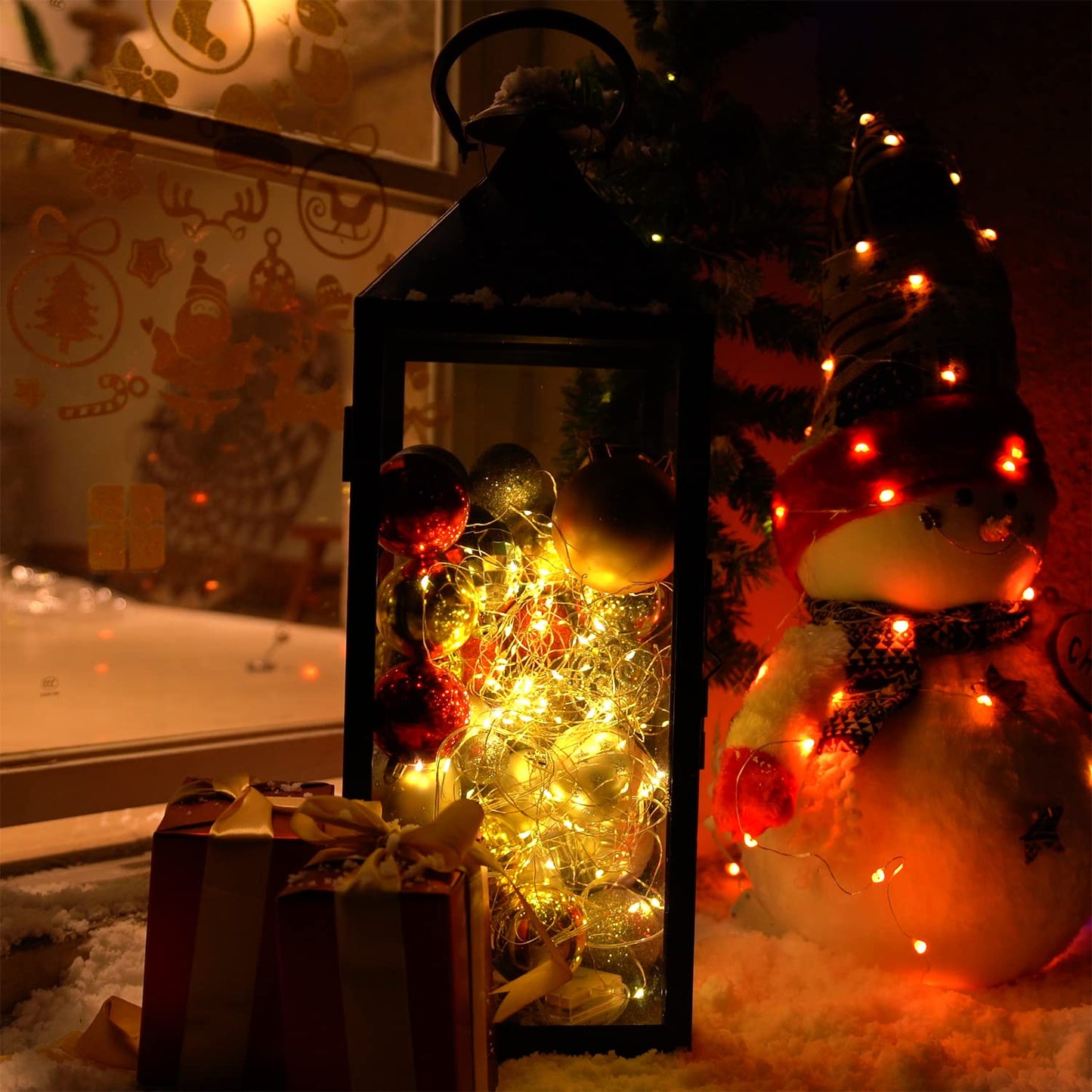 Homemory 200 Led Battery Operated Fairy String Lights, 66Ft Waterproof Warm White Copper Wire, 8 Modes With Remote, Model Hxd20Mt1Nbyk