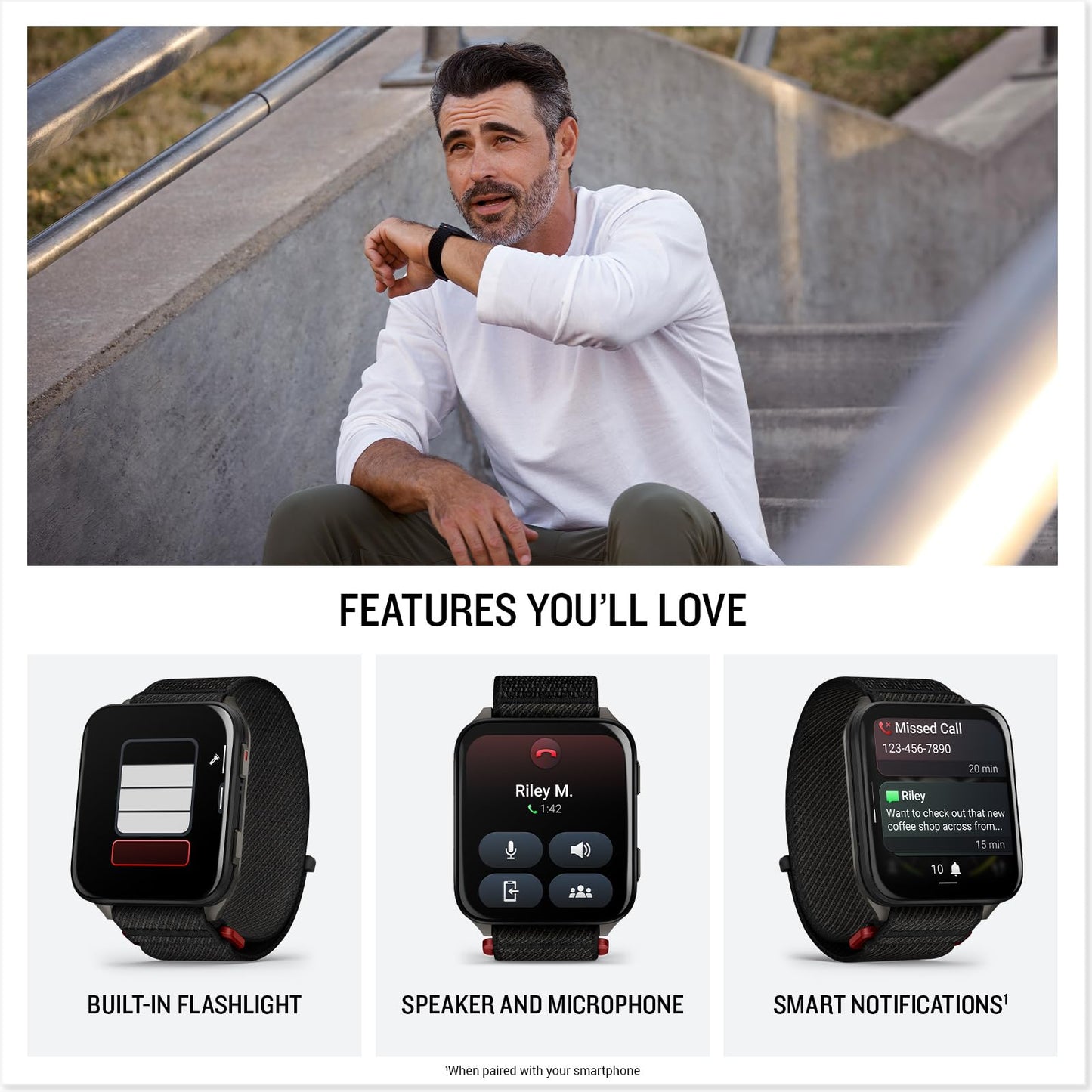 Garmin Venu X1 Thin And Lightweight Gps Smartwatch, 2    Amoled Display, Sapphire Lens, Led Flashlight, Built-In Maps, 100+ Spor
