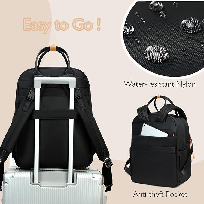 18 Pockets Large Diaper Bag Backpack with Waterproof Pockets and Stroller Buckle, Convertible Baby Bag (XL Black, Extra Large)