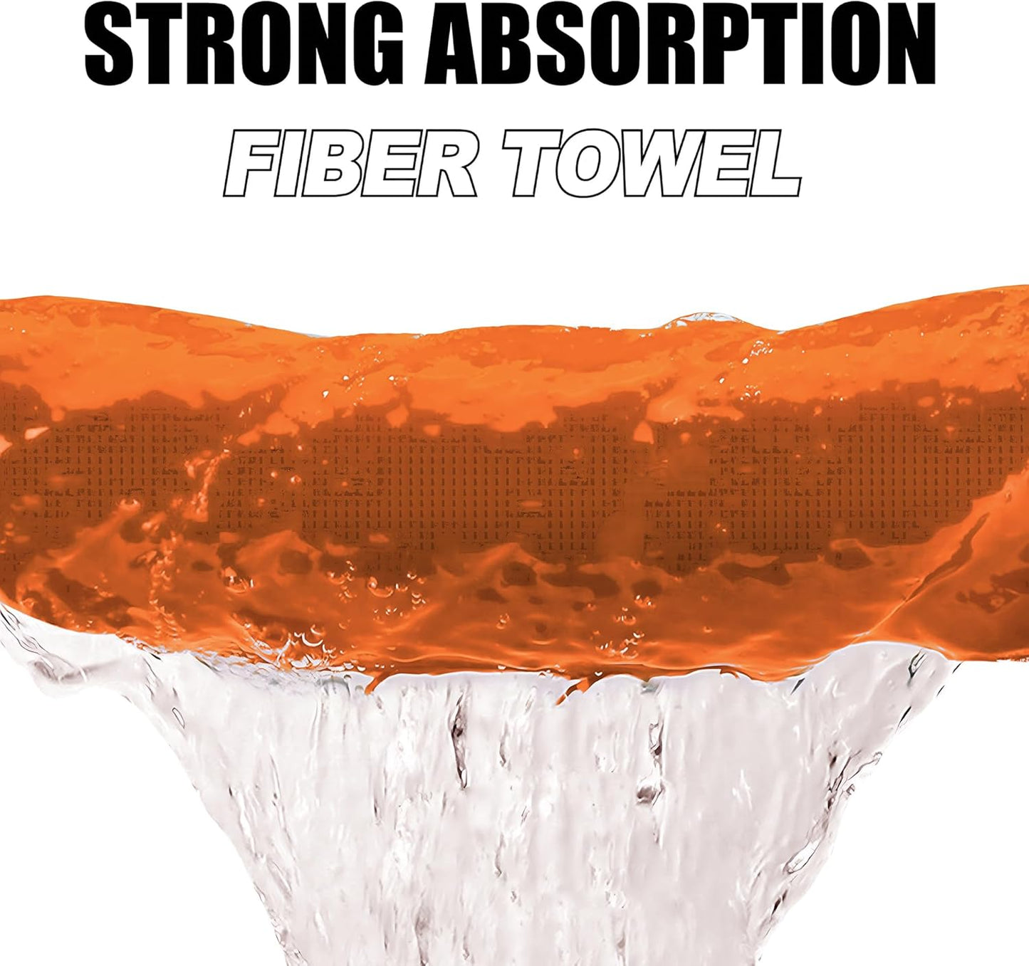 Magnetic Golf Towel with Clip, Microfiber Waffle Design - Industrial Strength Magnet for Strong Hold to Golf Bags, Carts & Clubs - Orange