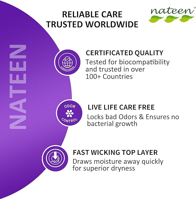 Nateen Combi Ultra Adult Diapers with Tabs for Women and Men, Ultimate Absorbency Protective Incontinence Briefs, Heavy Duty, Leakproof and Skin-Friendly Incontinence Underwear.Large, 10Count