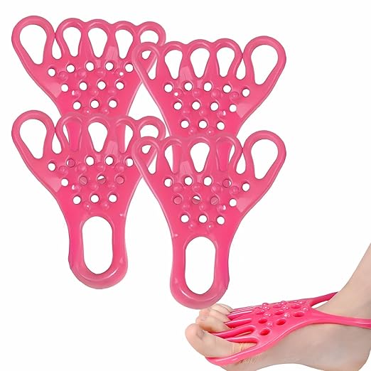 EDWERD Foot Fascia Stretcher Strap - Plantar Fasciitis Relief Band for Muscle Relaxation Foot Massage, 5.4" L x 4.9" W, 4 ...