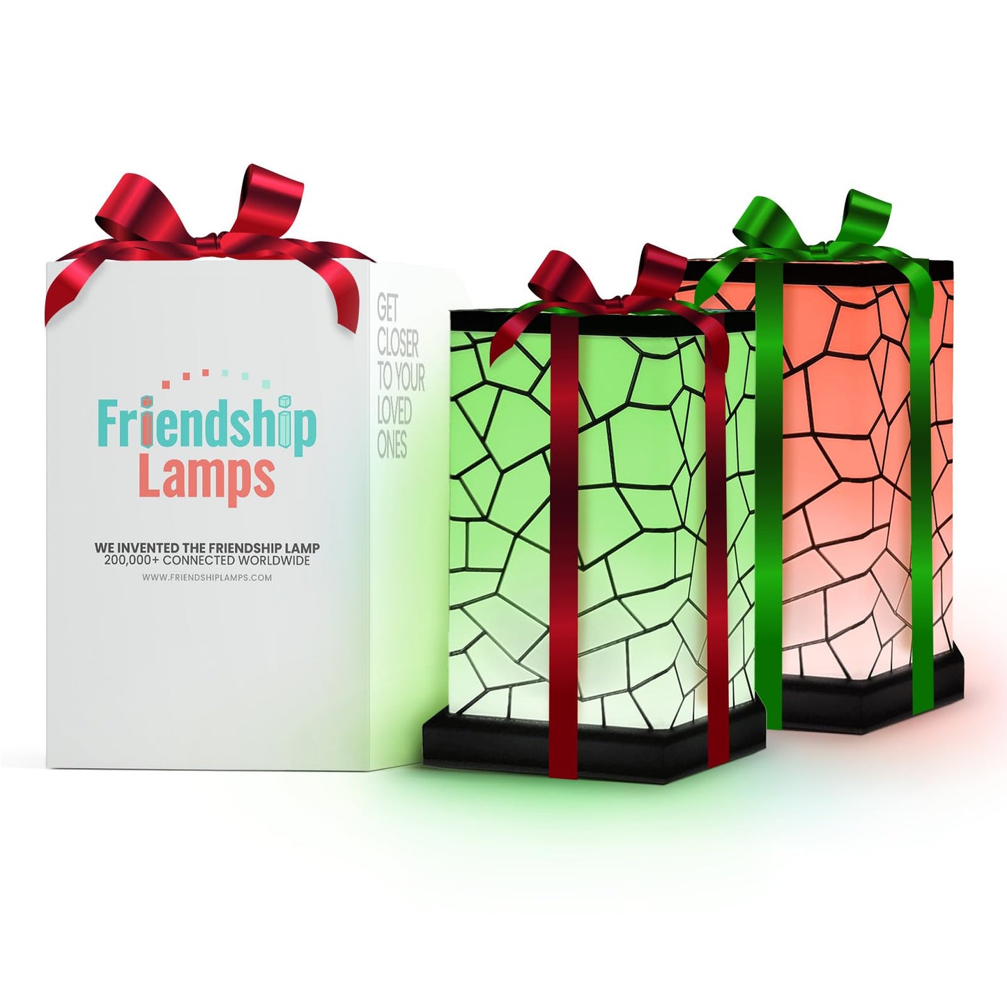 Friendship Lamp By Filimin Classic - Best Friend Lamps Wi-Fi Touch Lamp Led Light For Long-Distance  Connection  Relationship  Friendship  Gifts  Love  200+ Colors  App Setup - Set Of 2