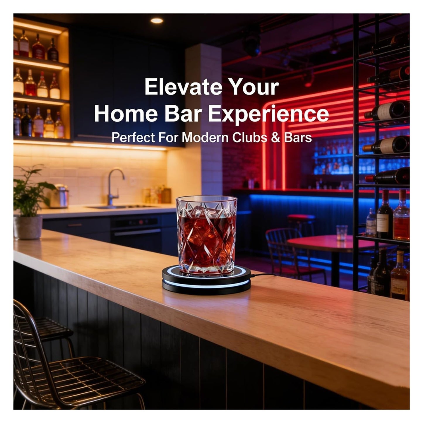2026 New Smart Cocktail Maker 2.0 - Automated Bartending System, Portable APP-Controlled Mixer, Easy to Clean & Carry, Compact Storage Design, Suitable for Bars/Clubs/Home Use(White*2)
