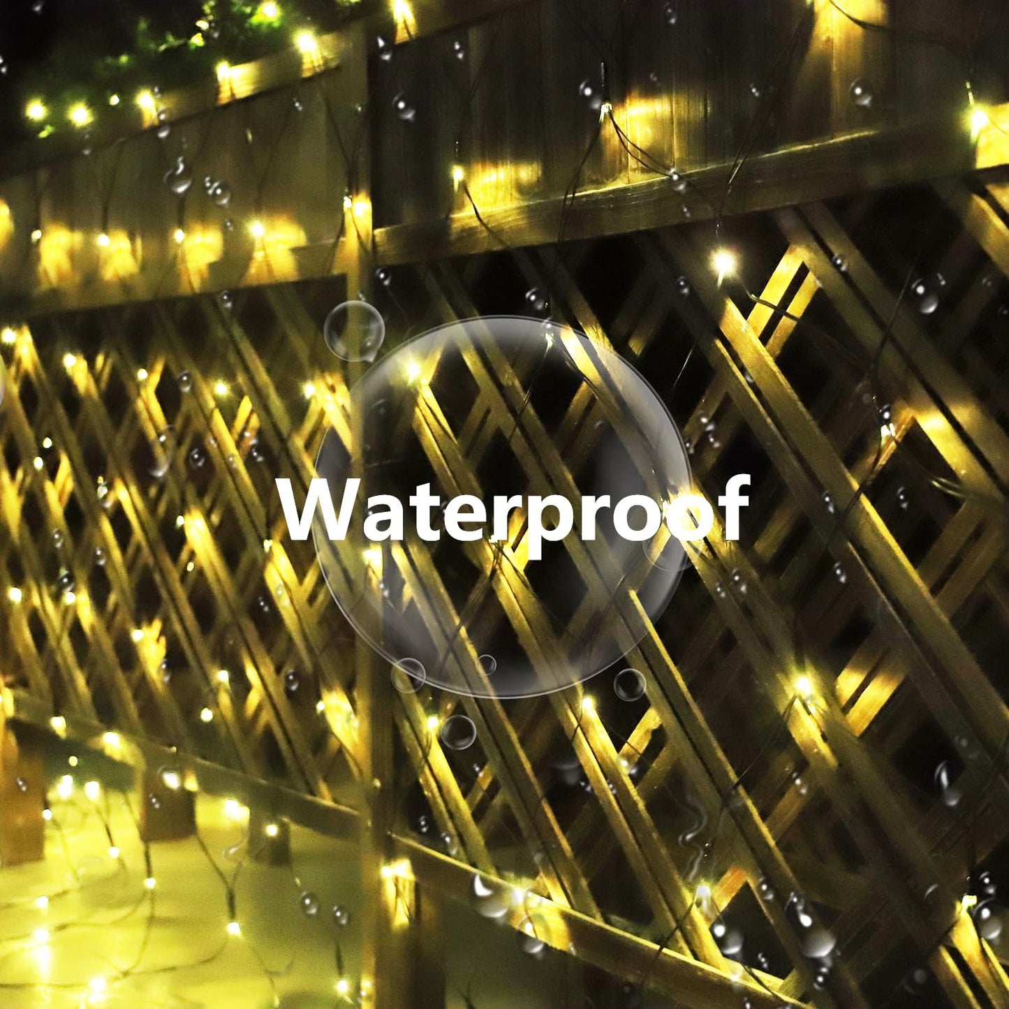Curyidy Solar Net Lights Outdoor Mesh Lights Christmas Decorations  240Led String Tree Wrap Waterproof 19 Modes For Bushes  Fence Garden  Shrubs Trunk  Halloween Xmas Decor (Warm White  9.8Ftx6.6Ft)