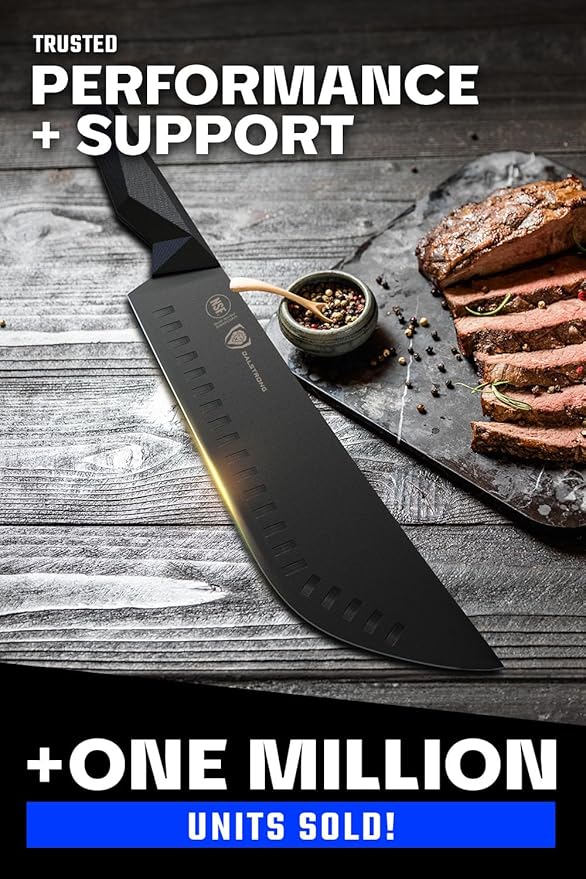 Dalstrong Bull-Nose Butcher Knife - 10 inch - Shadow Black Series - Black Titanium Nitride Coated - High Carbon 7CR17MOV-X Steel - Breaking Knife - Sheath - NSF Certified
