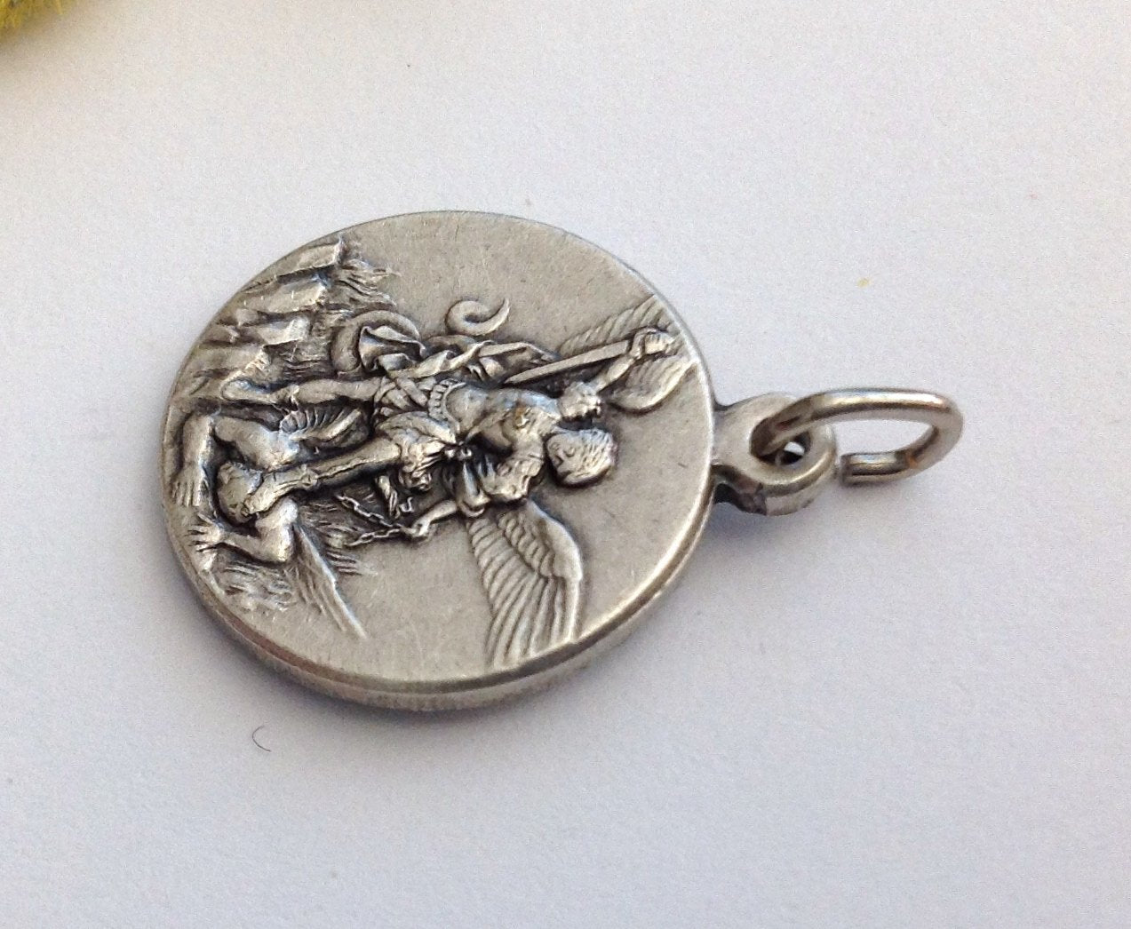 SAINT MICHAEL THE ARCHANGEL MEDAL  THE ORIGINAL ONE  - THE PATRON SAINTS MEDALS - 100% MADE IN ITALY
