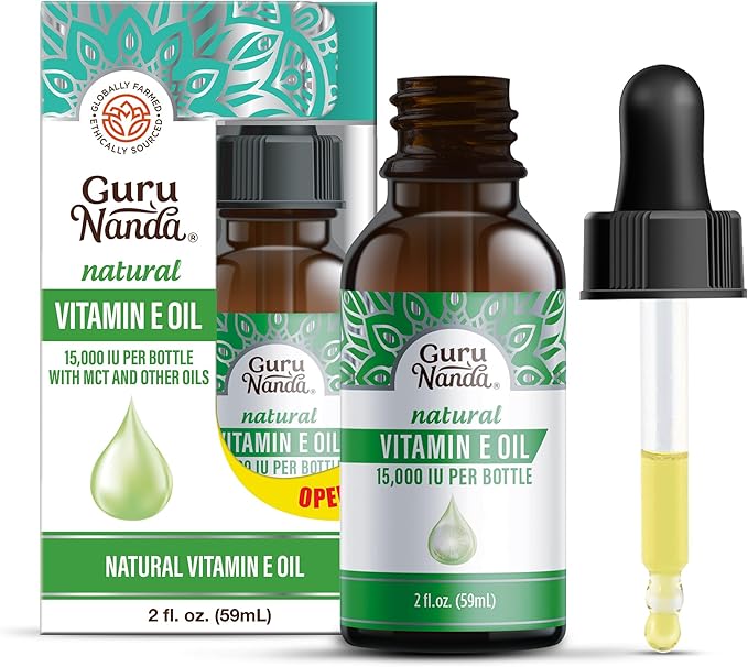 GuruNanda Digestiva Triphala (240 Tablets) & Vitamin E Oil (2 Fl Oz) - Supports Digestion, Helps with Bloating & Constipation, Dietary Supplement with Amla, Haritaki & Bibhitaki