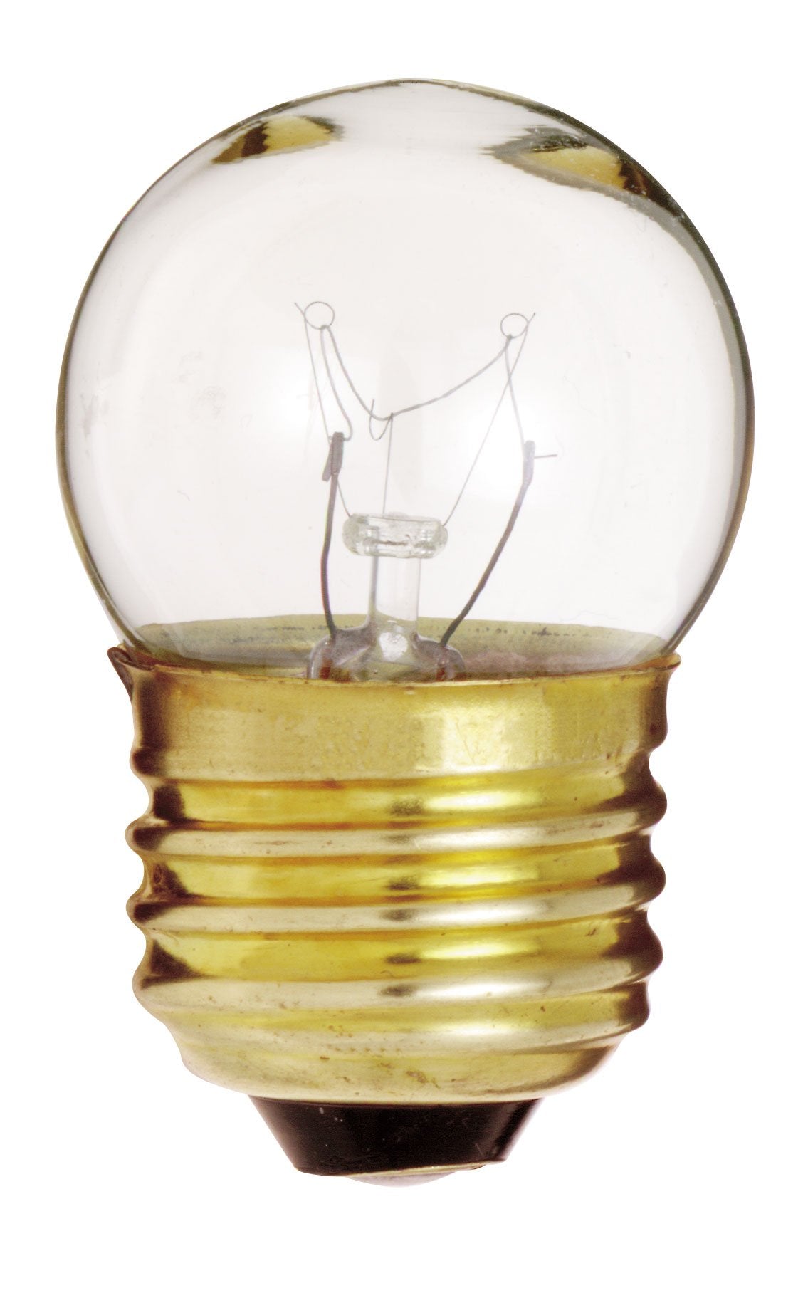 Satco S3606 120V 7.5W S11 Incandescent Lamp - Clear Glass Medium Base Bulb
