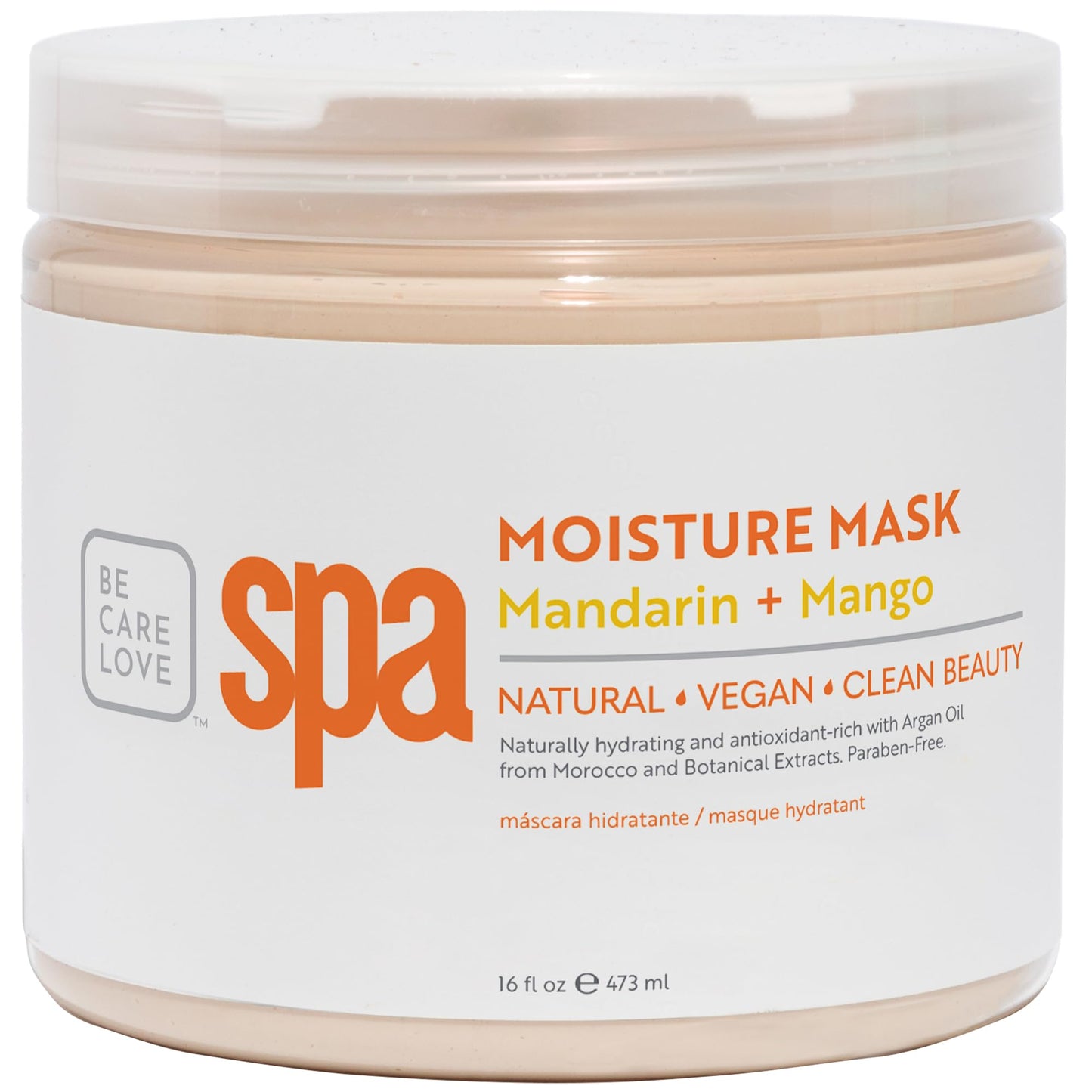 BCL SPA Organic Mandarin and Mango moisture mask for hands, foot mask, and body mask skin care spa treatment, home or profession