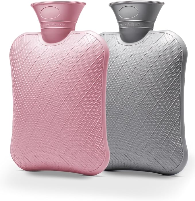 Hot Water Bottle (2L Pink + 2L Grey)