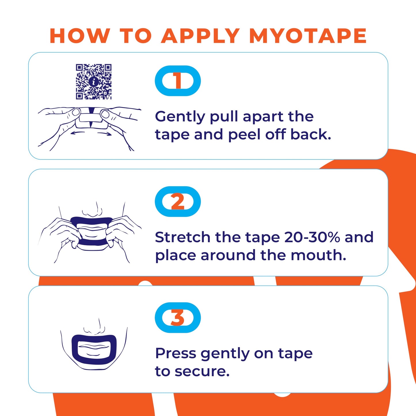 MyoTape - Sleep Tape 30 Nights Supply - Reduce Snoring - Improve Your Sleep - Promote Nasal Breathing - Comfortable & Gentle On Skin - Large