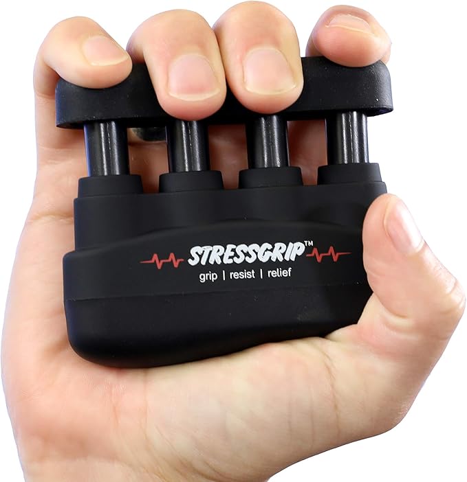 StressGrip - Stress Relief for Adults (Large) - A Stress & Anxiety Relief Device - Comfortable Hand Exerciser - Stress Rel...