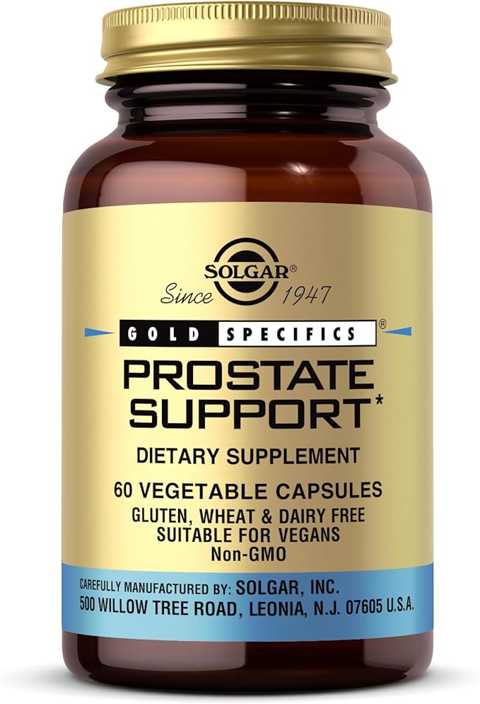 Solgar Prostate Support - 60 Vegetable Capsules - Non-GMO, Vegan, Gluten Free & Dairy Free - 30 Servings