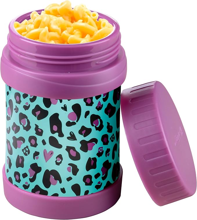 Bentology Insulated 13oz Food Jar for Kids- Hot or Cold Food, Soups, Liquids, Noodles - Wide Mouth Stainless Steel Container & BPA Free, Large Leak Proof thermos for Back to School Lunch Boxes, Bags