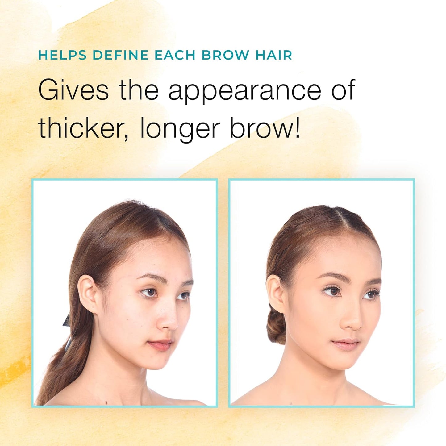 Eyebrow Color For Women, 3 Application Kit, Medium Brown