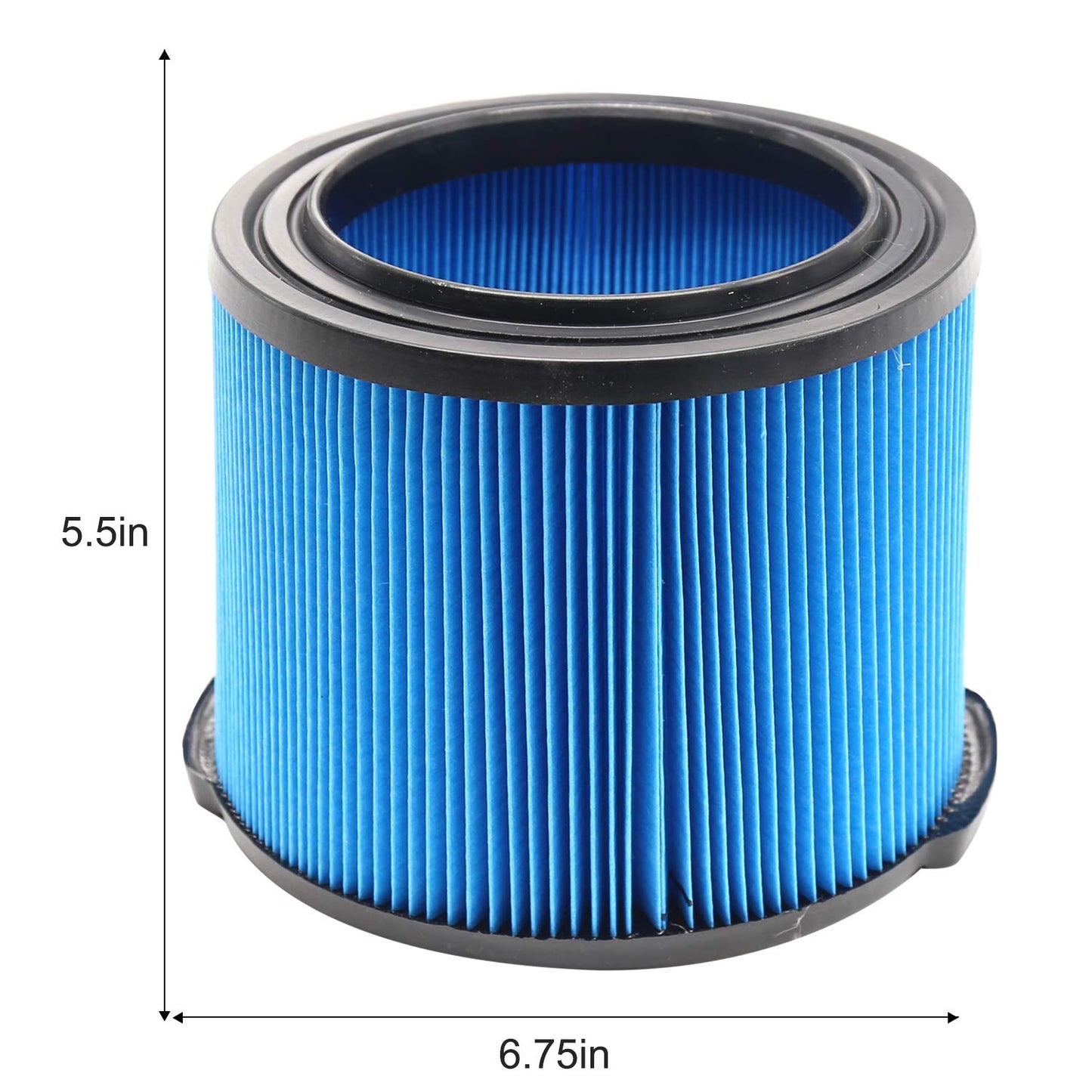 4 Pack Vf3500 Replacement Filter For Ridgid Wet Dry Vac Filters 3-4.5 Gallon Vacuums, Fits Wd3050, Wd4070, Wd4080,Wd4522,4000Rv,