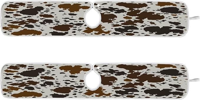 Kitchen Faucet Absorbent Mat,Cowhide Leather Water Splash Guard for Sink, Faucet Drip Catcher Thicken Sponge Microfiber Faucet Water Catcher Mat Sink Absorbent Mat for Kitchen 30x5in 2 Pack