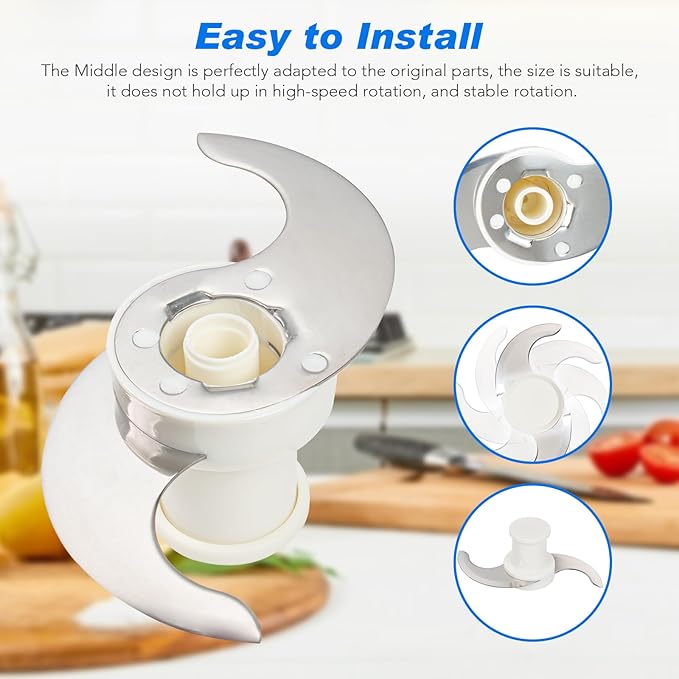 27055 Replacement S Blade|robot coupe blade|robot coupe Commercial Food Processor, Compatible with robot coupe R101, R2, R2N, R2B, R2U,R301, R401 etc. Robot Coupe Smooth Blade assembly,1 Year Warranty
