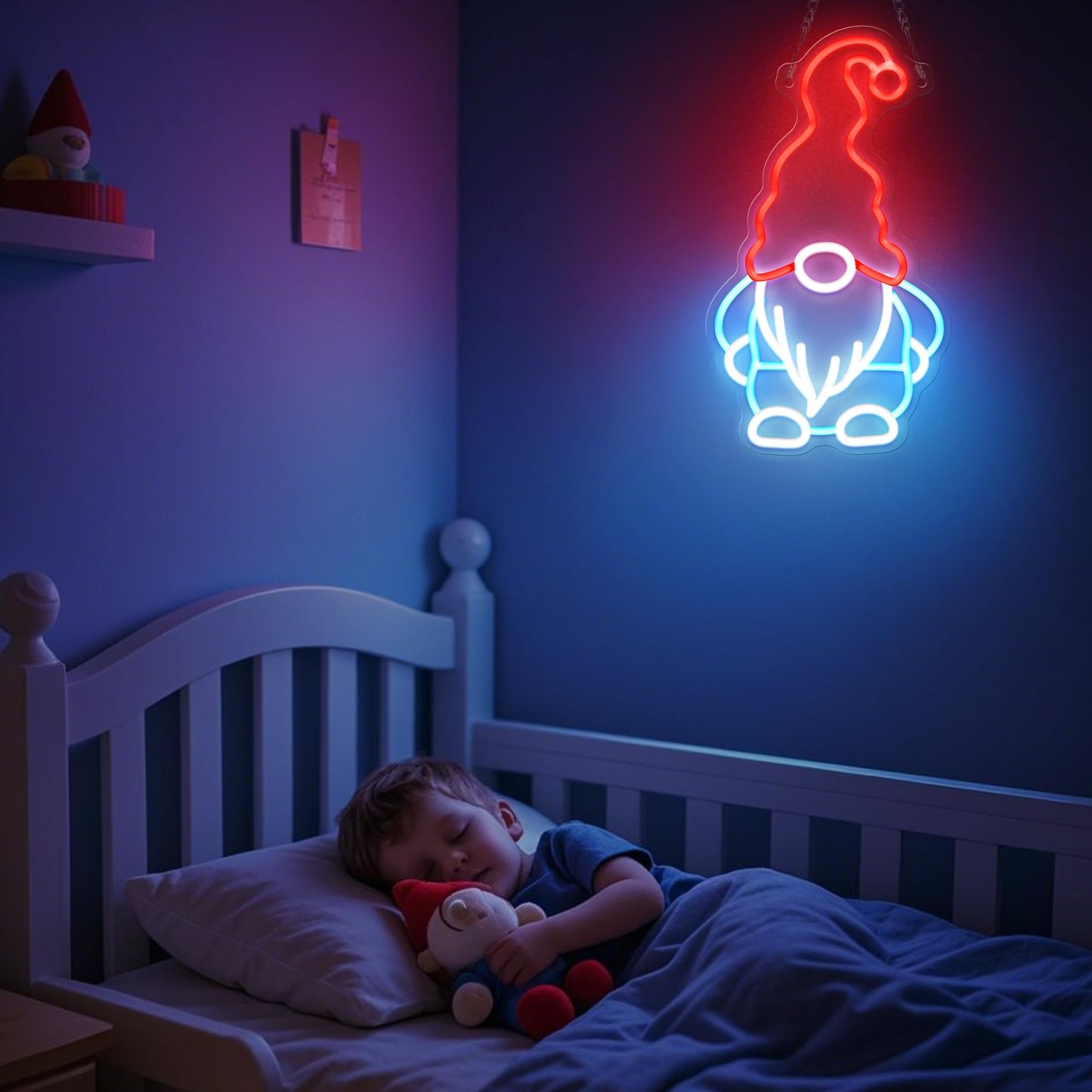 nite Gnome Neon Sign  Led Neon Lights For Room Wall Table Decor Art  Home Party Birthday Holiday Gift For Kids Teens mature-themeds