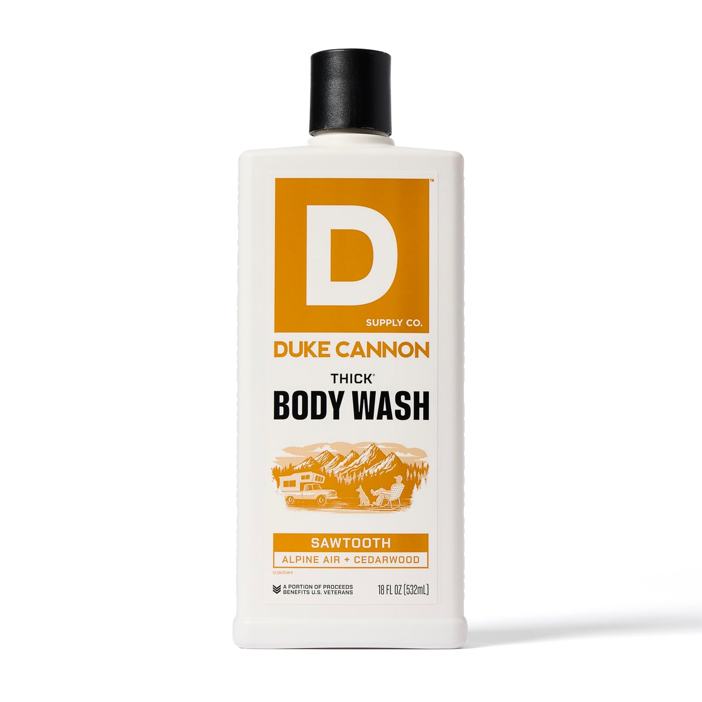 Duke Cannon Supply Co. Mens THICK Body Wash - Free of Sulfate, Paraben, & Phthalates Leaving Skin Soft and Hydrated - High Visco