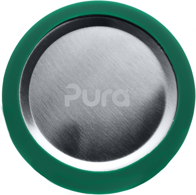 Pura Lunch Insulated Stainless Steel Jar - Kitchen Food Storage Containers with Lids for Hot Lunch or Cold Food - Portable, Zero BPA, Zero Plastic & Easy to Clean for All Ages - 9 oz
