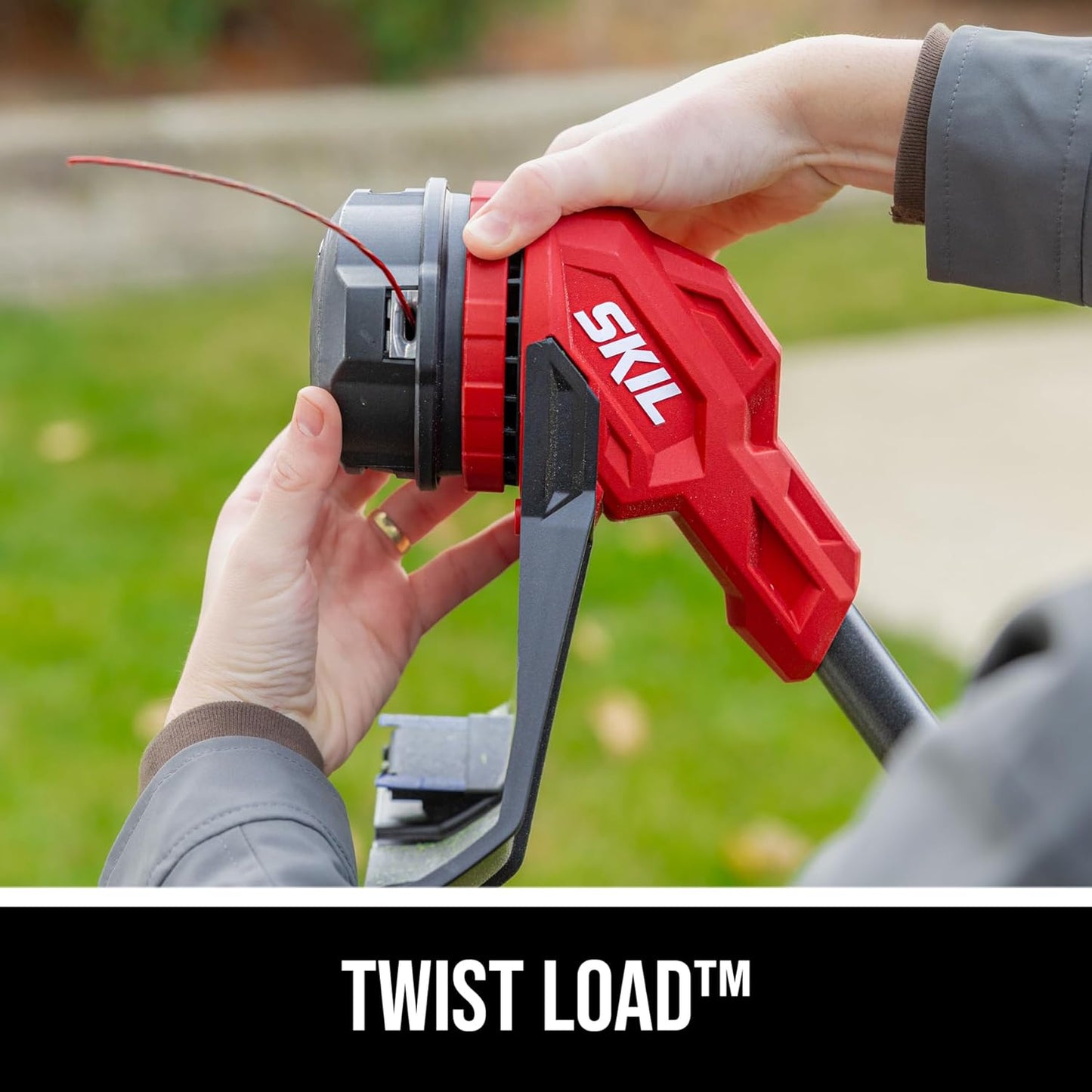 SKIL 40V 14 in.String Trimmer Kit with Twist Load Including 2.0Ah Battery and 60W Charger-LT1400C-11
