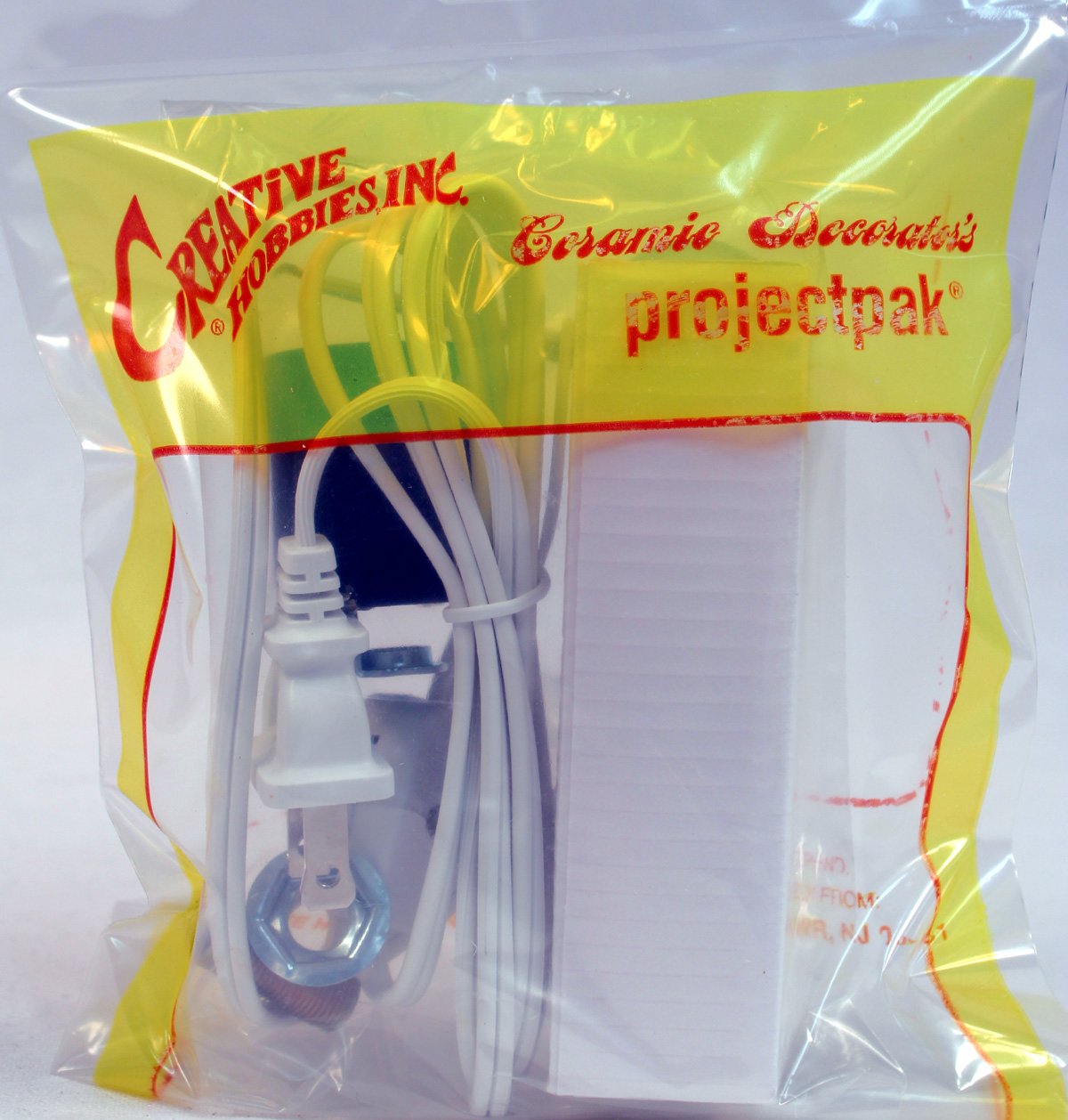 Creative Hobbies® ML1-B6 Large Christmas Tree Wiring Kit, 40 watt Bulb, Standard (Edison) Base, Great for Lighting Large Size Objects (Pack of 2)