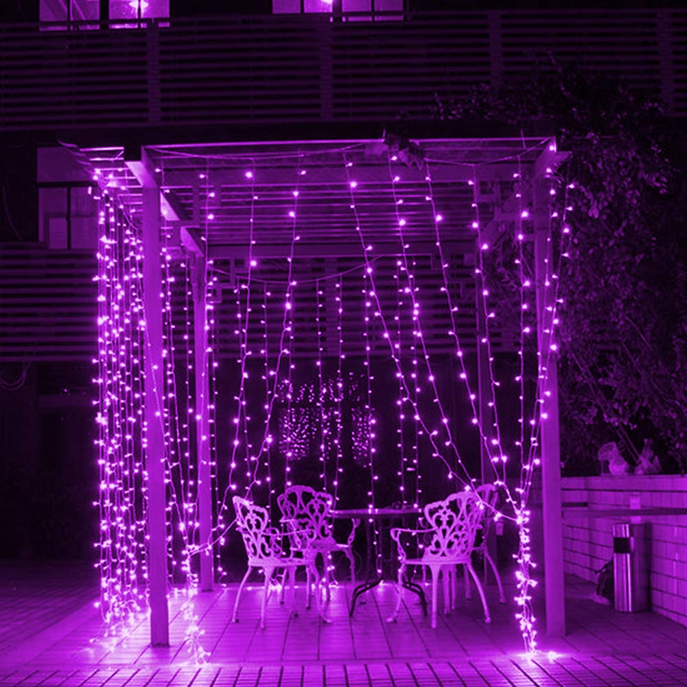 Twinkle Star LED String Light for Indoor Outdoor Decoration, 300 LED, 6 Inches, Purple, Model X4