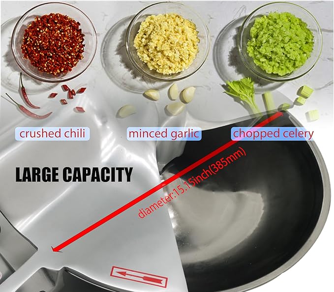 5.5L Commercial Meat Bowl Cutter, Buffalo Chopper Food Processor, 550W Electric Vegetable Meat chopper for Kitchens, Ideal for Food Prep, Dumplings, Buns Processing