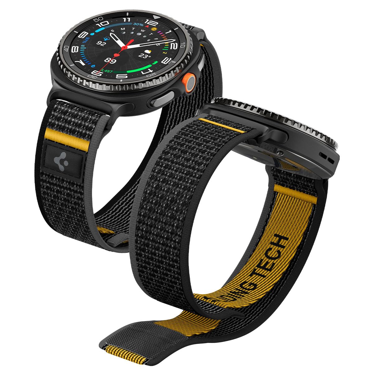 Spigen Athlex Air Designed For Samsung Galaxy Watch 8 44/40Mm, 8 Classic 46Mm Band Adjustable Solo Loop Strap (2025) - Active Bl