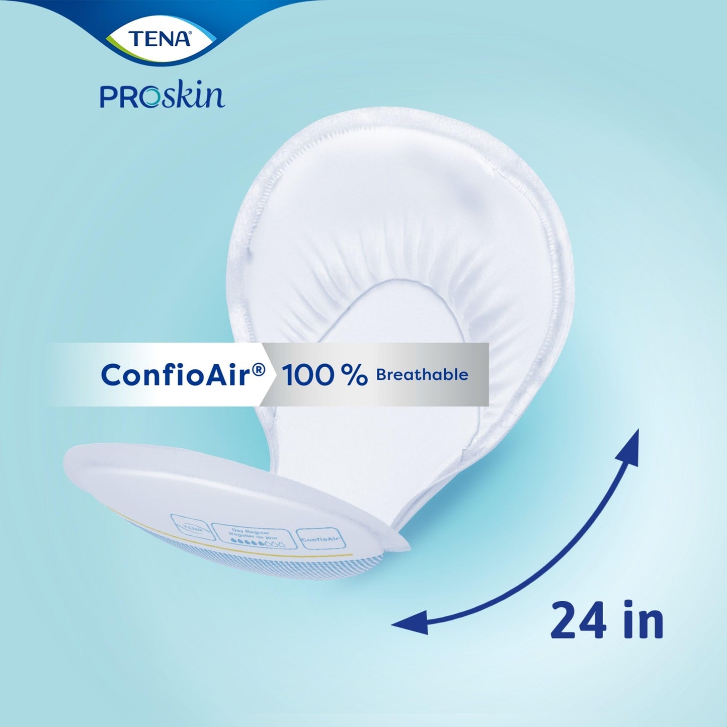 TENA Day Plus Disposable Incontinence Liners Heavy Absorbency Adult Unisex 24" L, 40 Count, 2 Packs, 80 Total