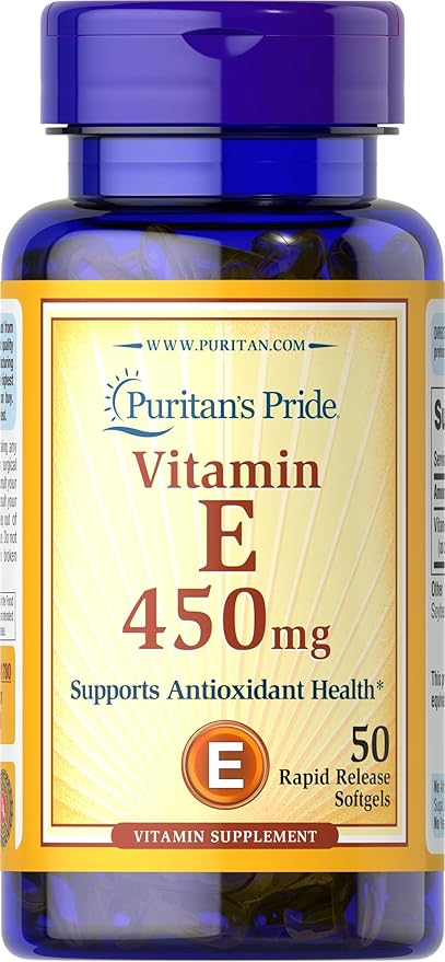 Puritan's Pride Vitamin E-1000 IU 50 SFTGLS